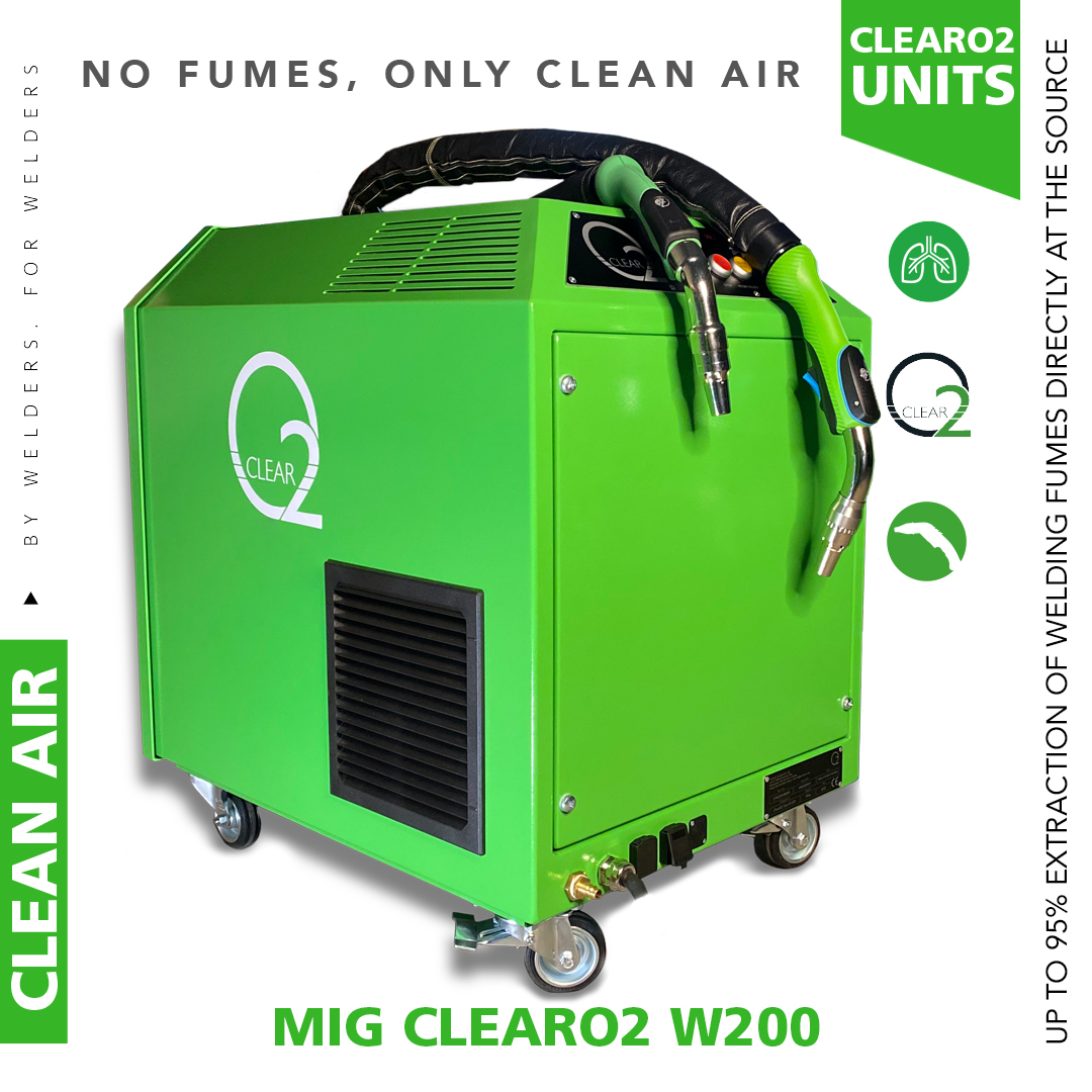 ClearO2 Fume Extraction W200 – Two Welder Unit
