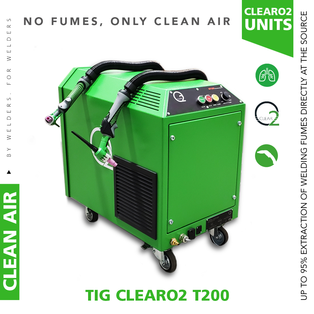 ClearO2 Fume Extraction Solutions T200 – Two Welder Unit